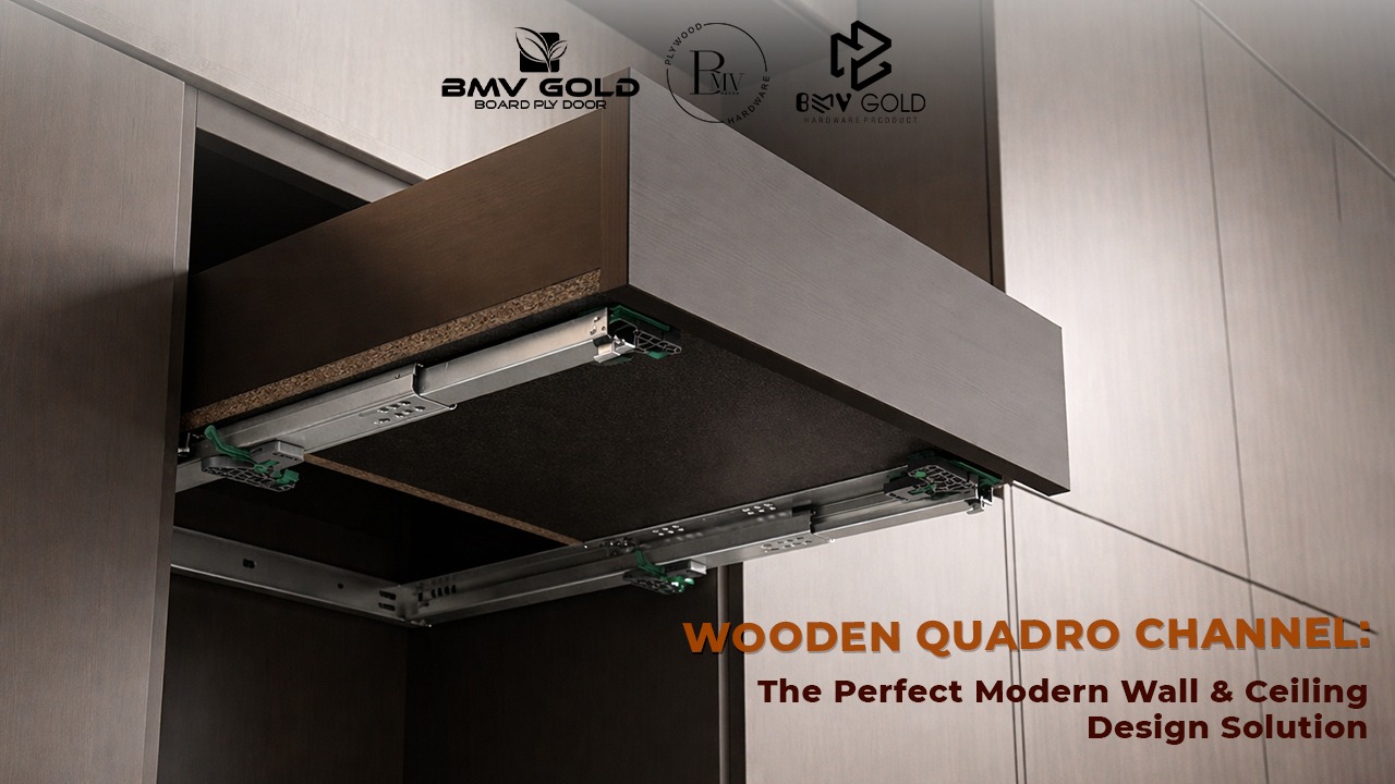 Different types of plywood in India including marine plywood, blockboard, commercial plywood, and shuttering plywood by BMV Gold